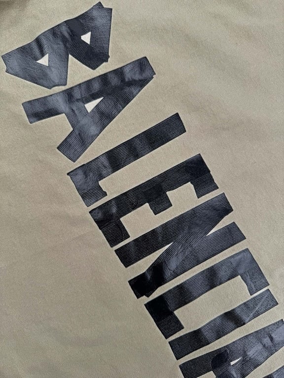 Balenciaga Tape Logo T-Shirt 6B775-60L - 26