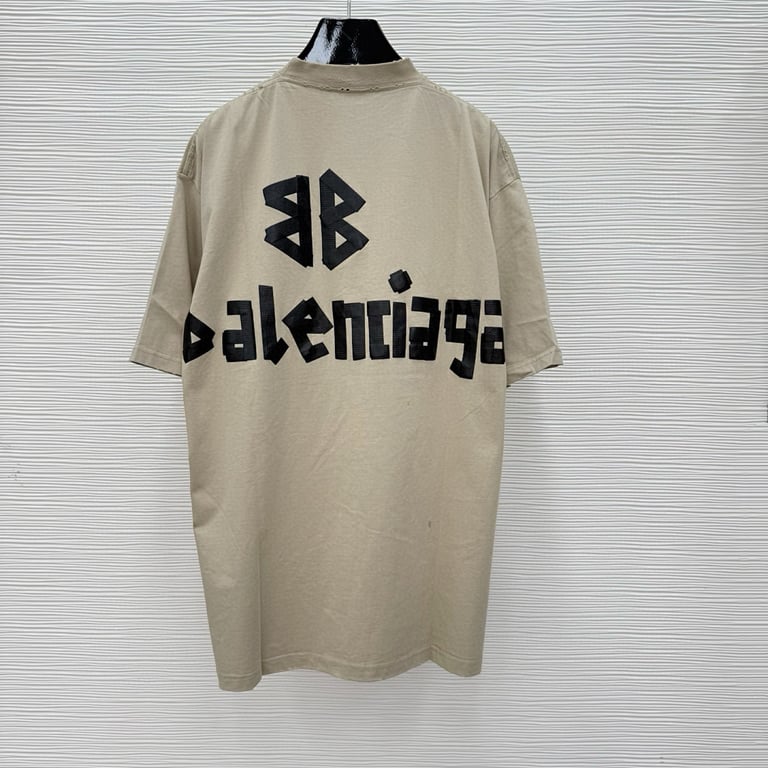 Balenciaga Tape Logo T-Shirt 6B775-60L - 30