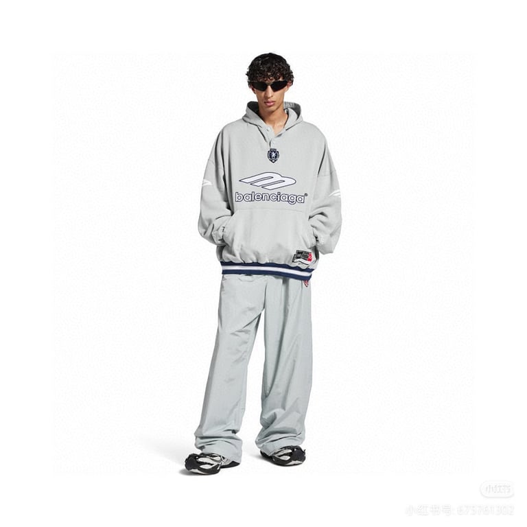 Balenciaga Unity Sporty Hoodie Grey - 12