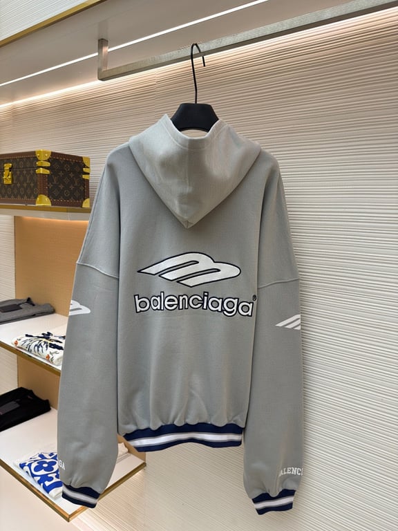 Balenciaga Unity Sporty Hoodie Grey - 4