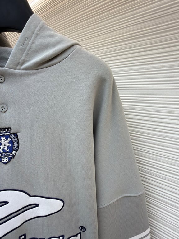 Balenciaga Unity Sporty Hoodie Grey - 6