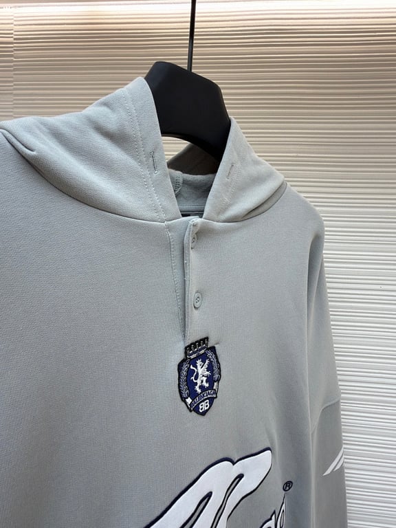 Balenciaga Unity Sporty Hoodie Grey - 9