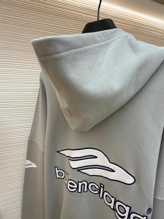 Balenciaga Unity Sporty Hoodie Grey - 10