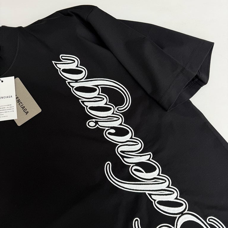 Balenciaga Script Logo T-Shirt 52034−51L - 23