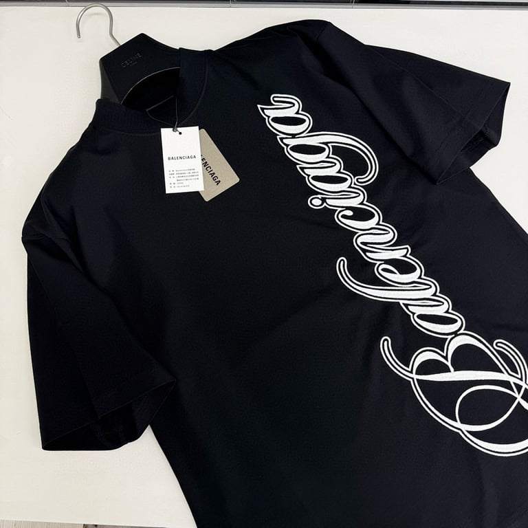 Balenciaga Script Logo T-Shirt 52034−51L - 24