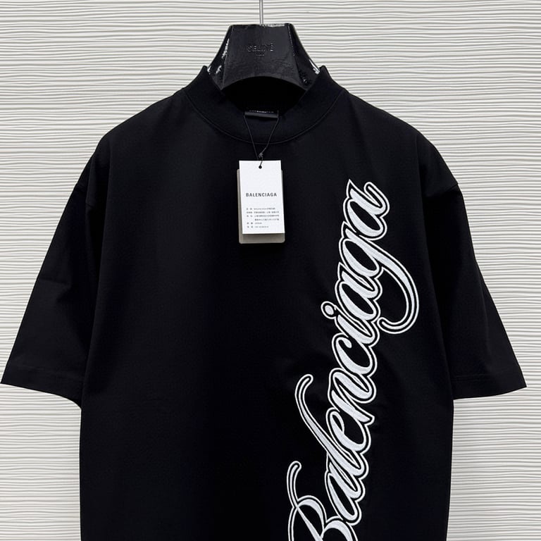 Balenciaga Script Logo T-Shirt 52034−51L - 25