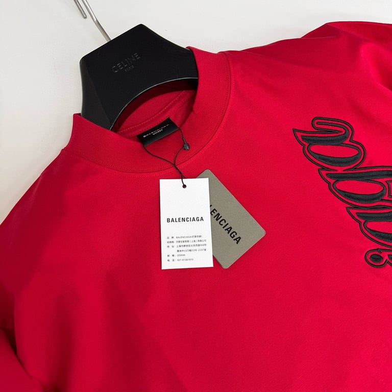 Balenciaga Script Logo T-Shirt 52034−51L - 9