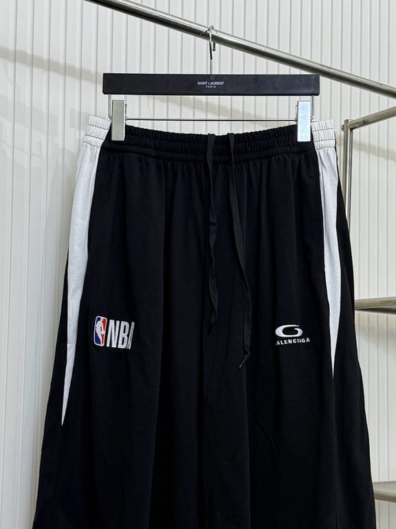 Balenciaga x NBA Basketball Shorts Black - 4