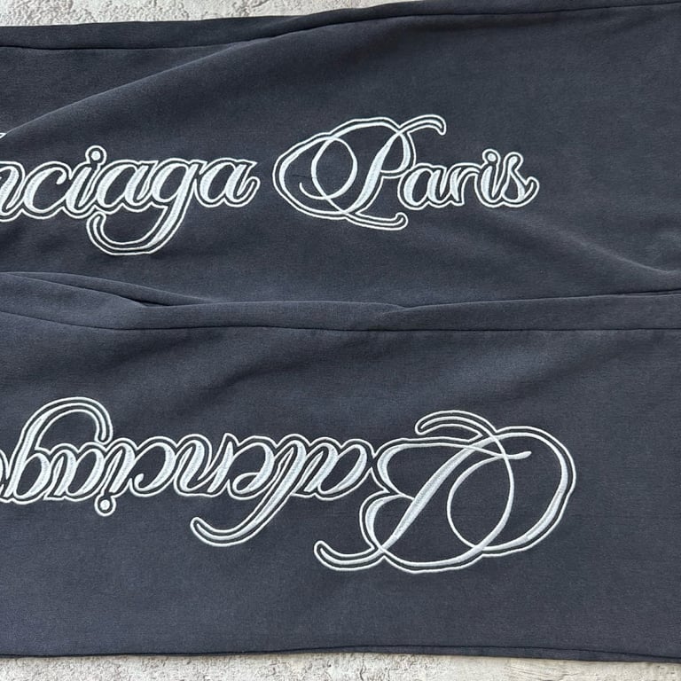 Balenciaga Paris Script Logo Sweatpants - 6