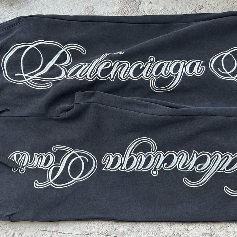 Balenciaga Paris Script Logo Sweatpants - 7