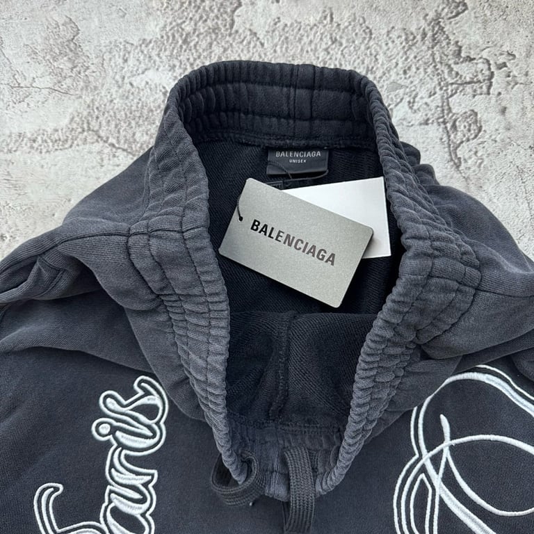 Balenciaga Paris Script Logo Sweatpants - 8