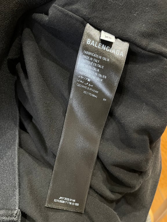 Balenciaga Hybrid Plaid Zip-Up Hoodie Black - 5