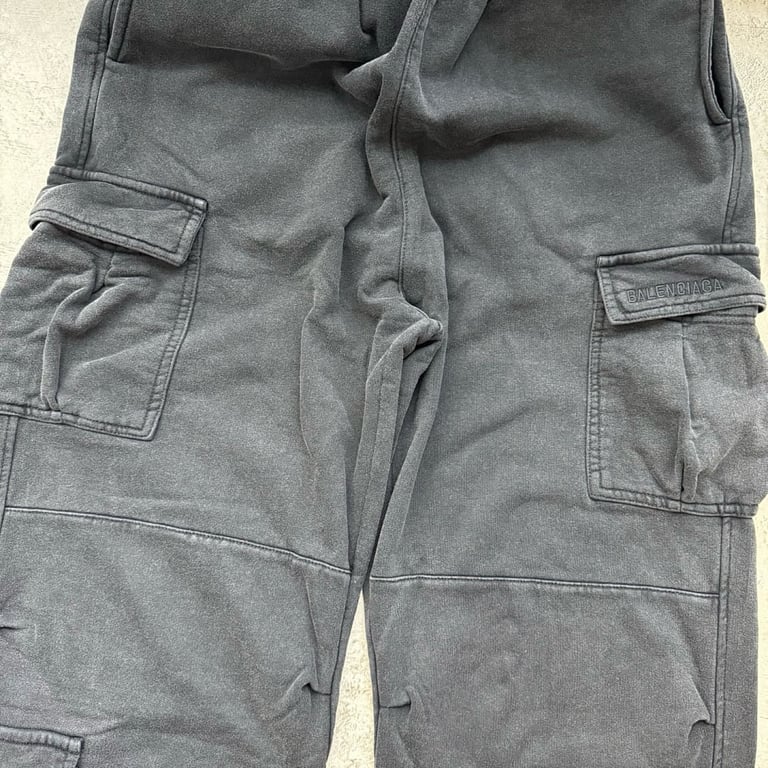 Balenciaga Washed Cargo Sweatpants - 11