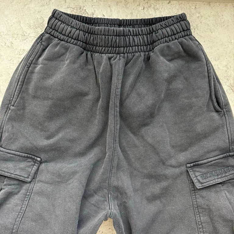 Balenciaga Washed Cargo Sweatpants - 13
