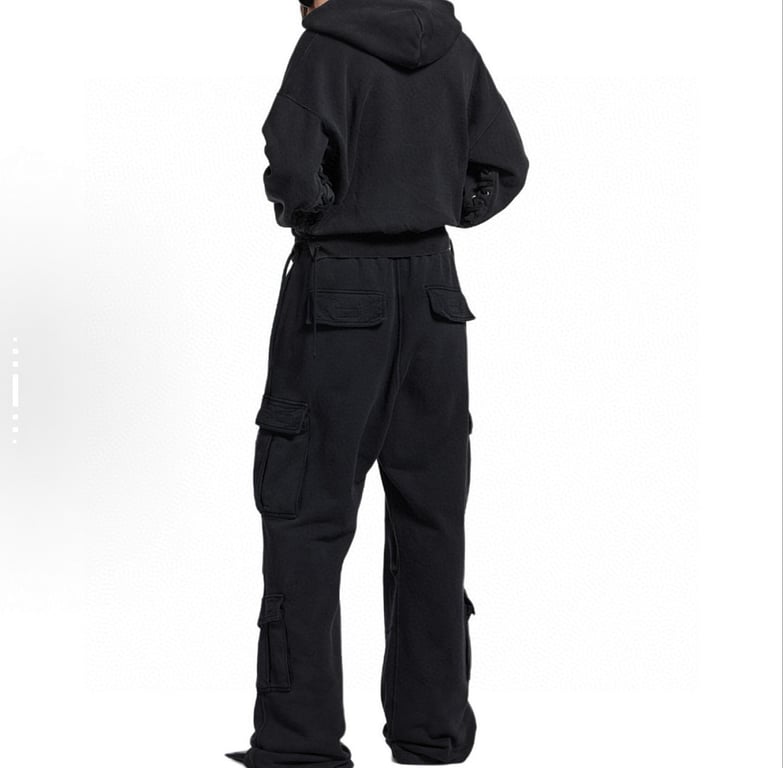 Balenciaga Washed Cargo Sweatpants - 3