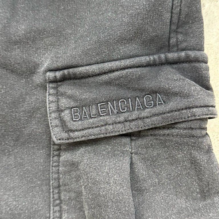 Balenciaga Washed Cargo Sweatpants - 9