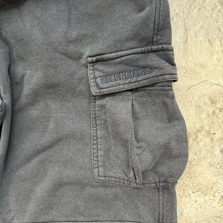 Balenciaga Washed Cargo Sweatpants - 10