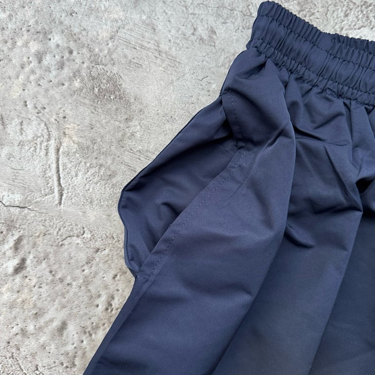 Balenciaga Crest and Unity Logo Shorts Navy - 12