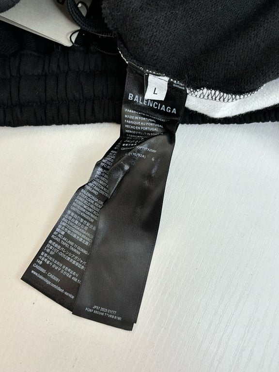 Balenciaga x NBA Wide Leg Sweatpants Black - 8