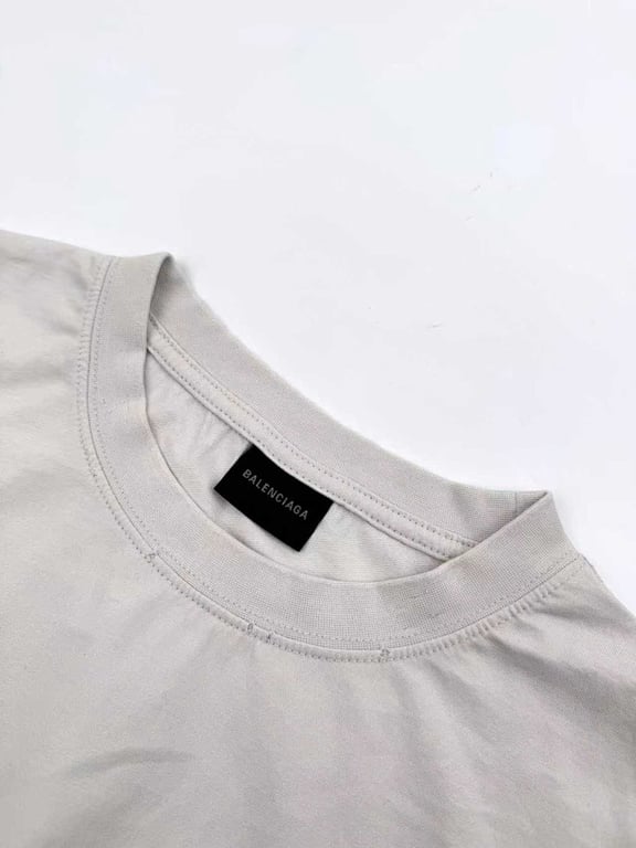 Balenciaga Tape Logo Distressed T-Shirt - 5