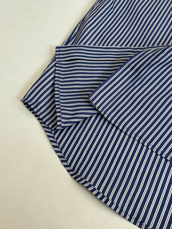 Balenciaga Striped Logo Shirt Blue/White - 9