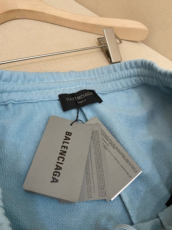 Balenciaga Caution Graphic Shorts - 11