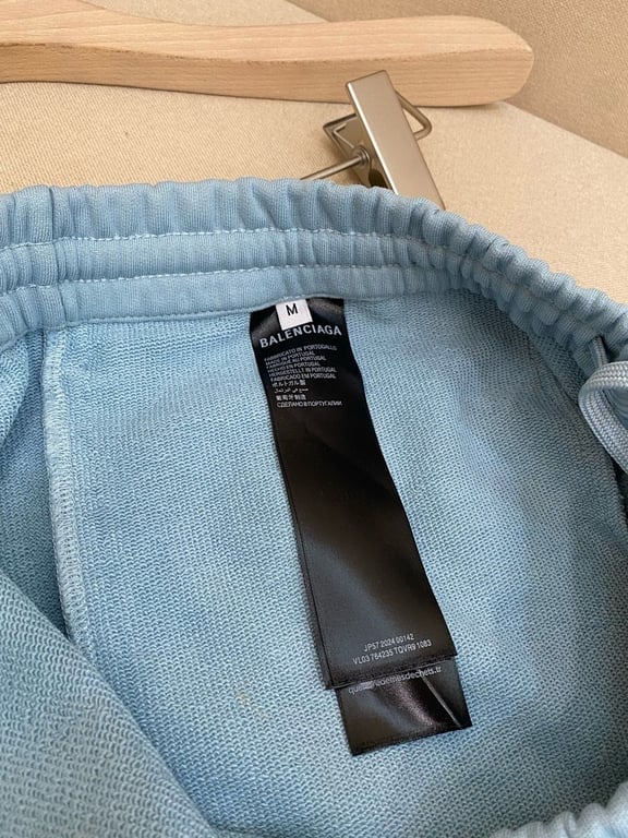 Balenciaga Caution Graphic Shorts - 12