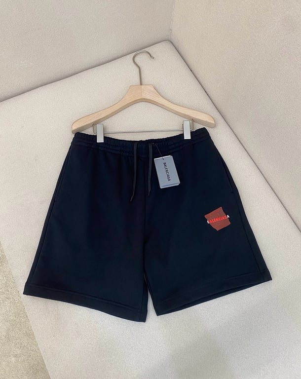 Balenciaga Caution Graphic Shorts - 15