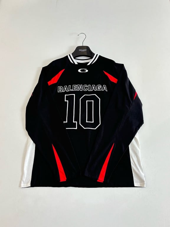 Balenciaga 10 Sporty Long Sleeve Black - 6