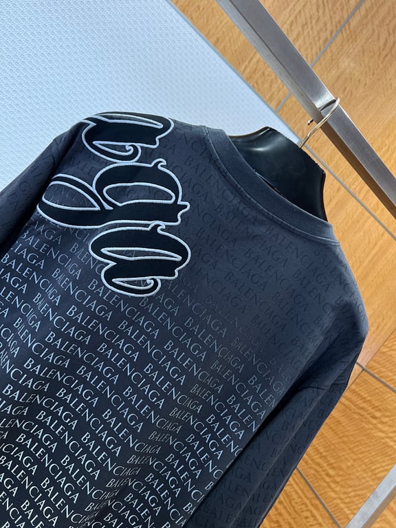 Balenciaga All-Over Logo Script T-Shirt - 9