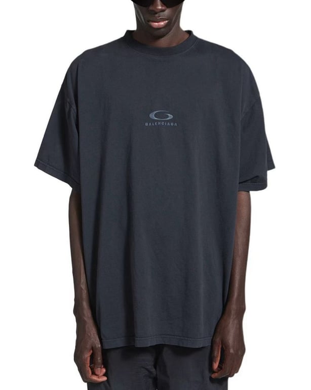 Balenciaga Unity Logo T-Shirt Black - 4