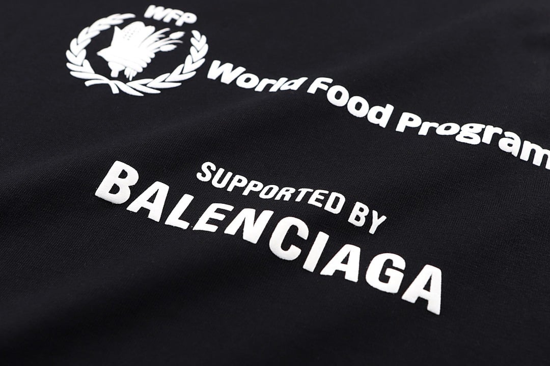 Balenciaga WFP World Food Programme T-Shirt Black - 9