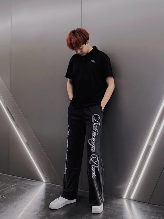 Balenciaga Unity Logo Polo Black - 5