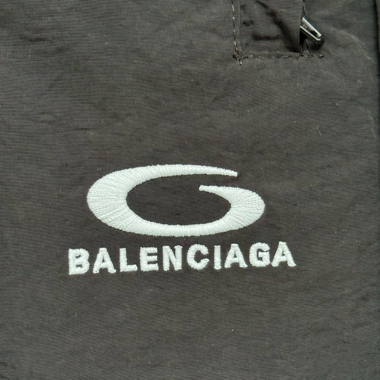 Balenciaga Unity Logo Track Pants Black - 6