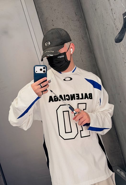 Balenciaga NBA Logo Long Sleeve Jersey - 4