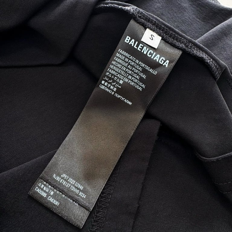 Balenciaga Metal Logo T-Shirt Black/Pink - 8