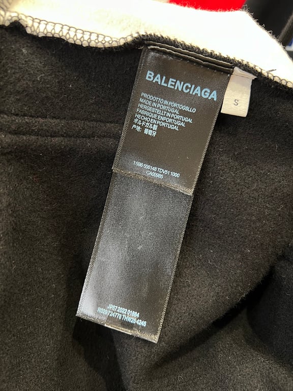 Balenciaga x NBA Zip-Up Hoodie Black - 10