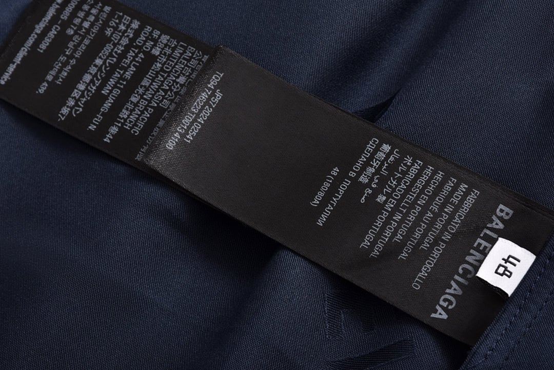 Balenciaga All-Over Logo Shorts Navy - 7