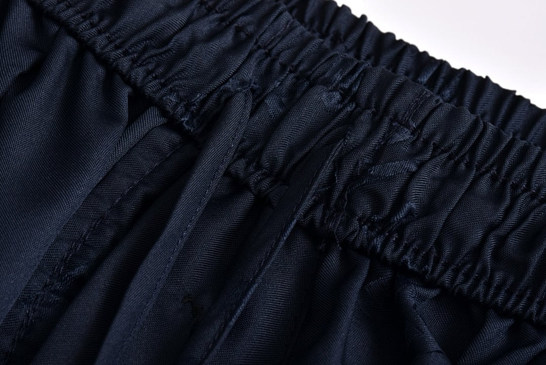 Balenciaga All-Over Logo Shorts Navy - 9