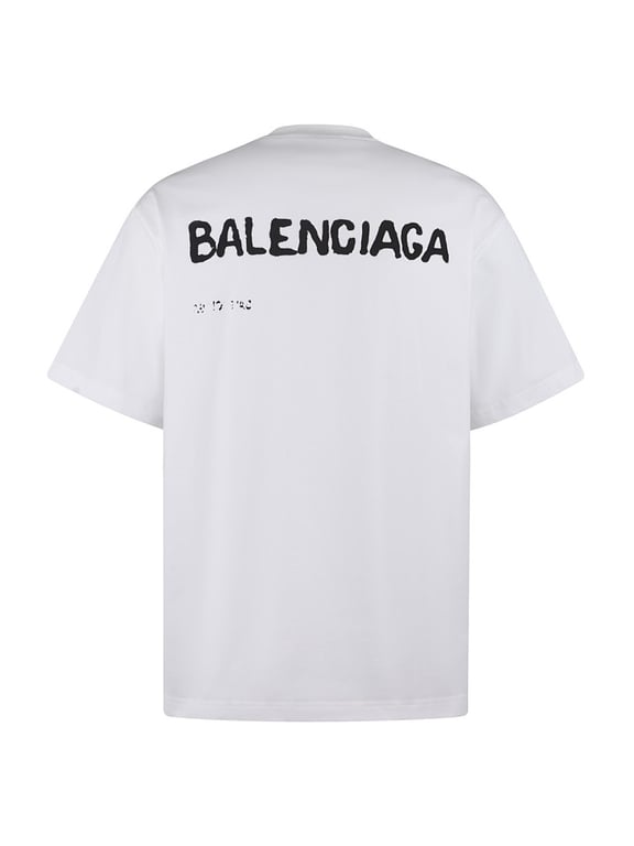 Balenciaga Braille Logo T-Shirt Black - 18