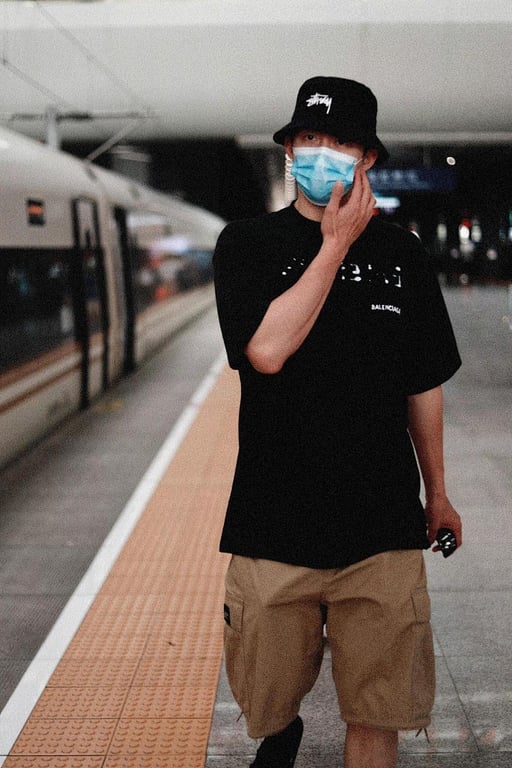 Balenciaga Braille Logo T-Shirt Black - 5
