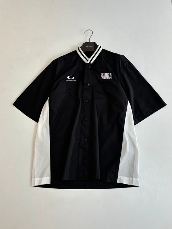 Balenciaga x NBA Short Sleeve Shirt Black - 6