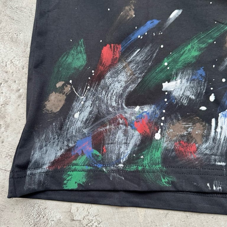 Balenciaga Paint Stroke Graphic T-Shirt - 12