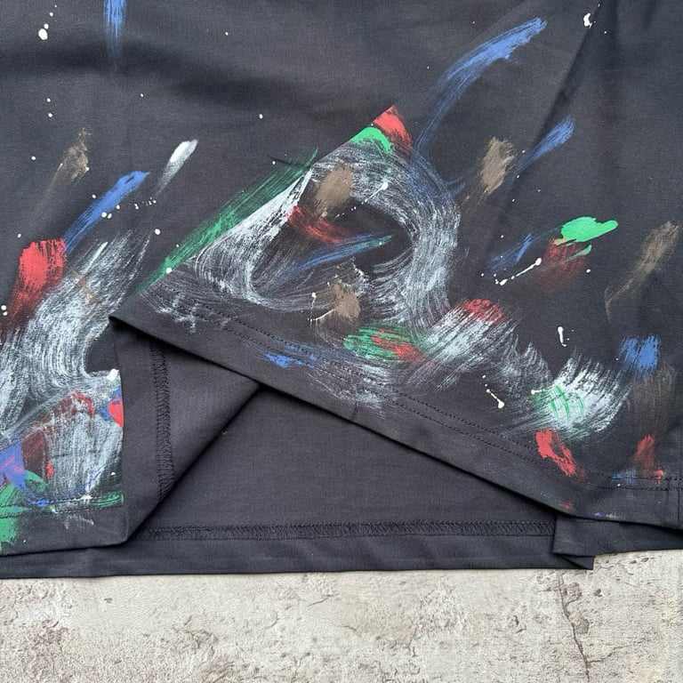 Balenciaga Paint Stroke Graphic T-Shirt - 13