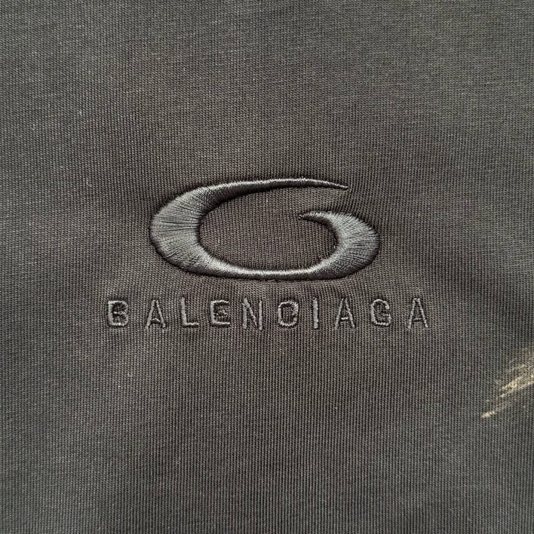 Balenciaga Paint Stroke Graphic T-Shirt - 8