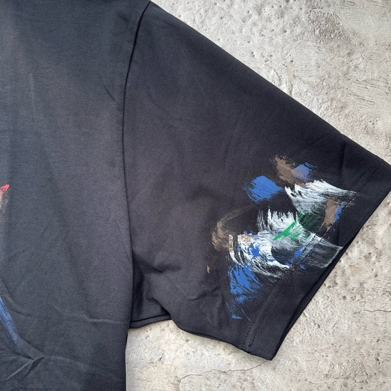 Balenciaga Paint Stroke Graphic T-Shirt - 10