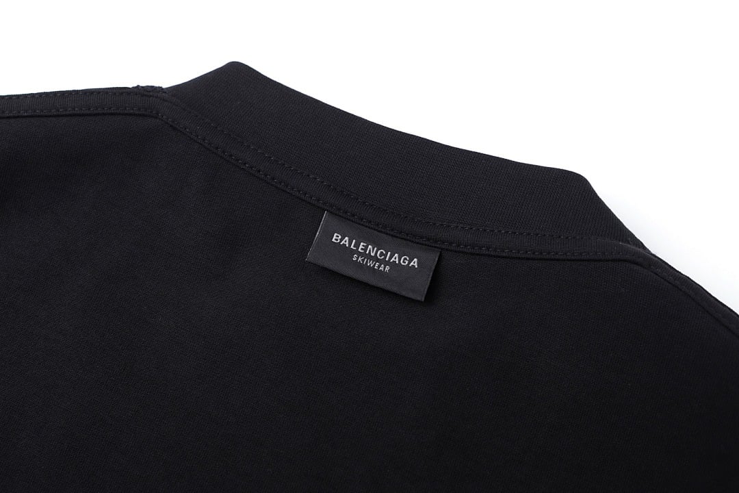 Balenciaga 52015-51L Logo T-Shirt Black - 11