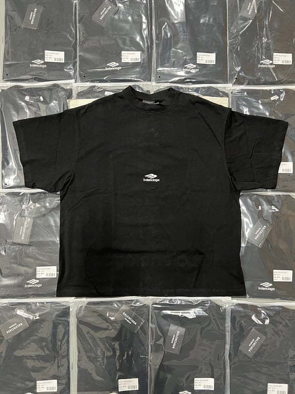 Balenciaga 52015-51L Logo T-Shirt Black - 5