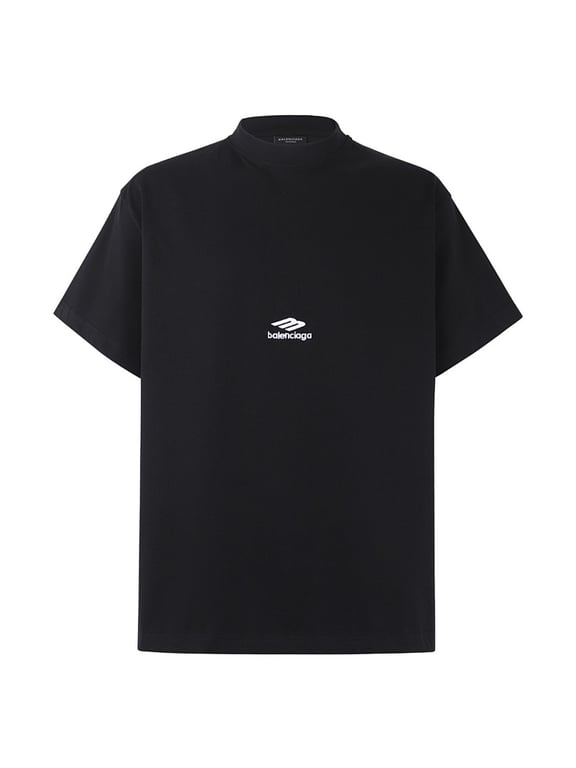 Balenciaga 52015-51L Logo T-Shirt Black - 8