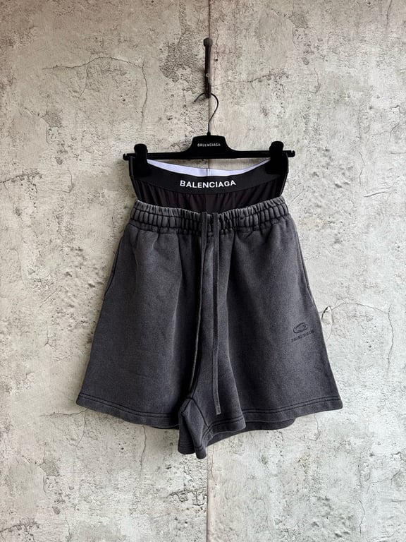 Balenciaga Layered Boxer Shorts Grey - 11